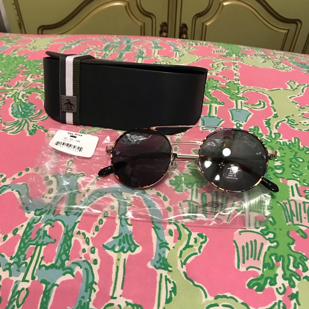 Original Penguin silver mize sunglasses